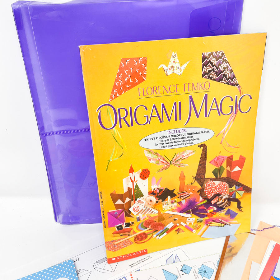 Origami Kit with Books & Paper - Origami Magic by Florence Temko