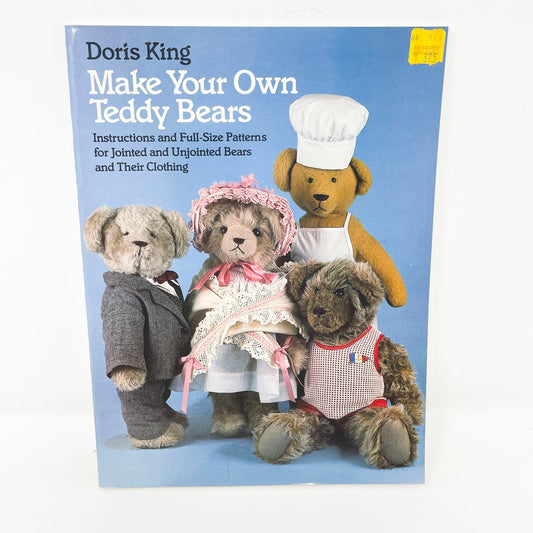 Make Your Own Teddy Bears Pattern Booklet by Doris King