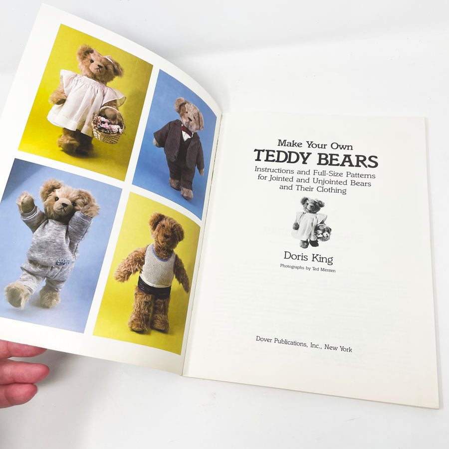 Make Your Own Teddy Bears Pattern Booklet by Doris King