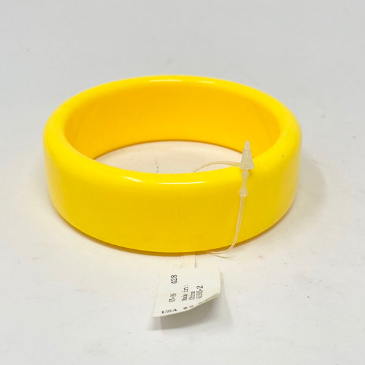 Yellow Plastic Bangle Form