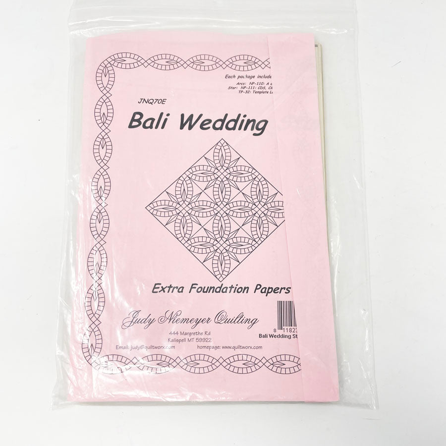 Bali Wedding Extra Foundation Papers