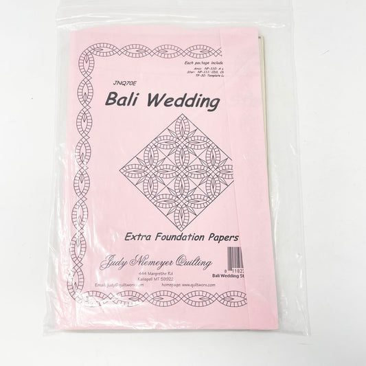 Bali Wedding Extra Foundation Papers