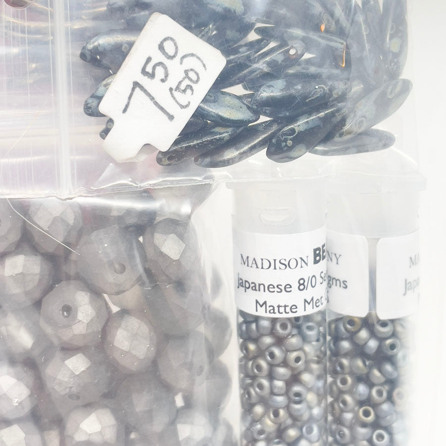 Bead Blends - Dark Grey