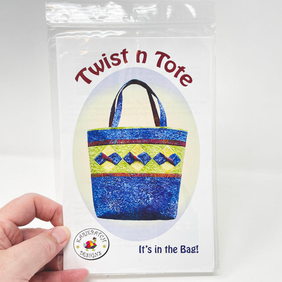 Twist n Tote Sewing Pattern by Kariepatch Designs