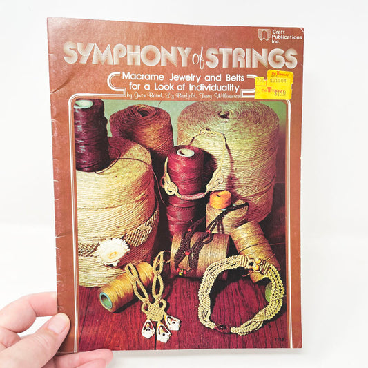 Symphony of Strings Macrame Jewelry and Belts Booklet