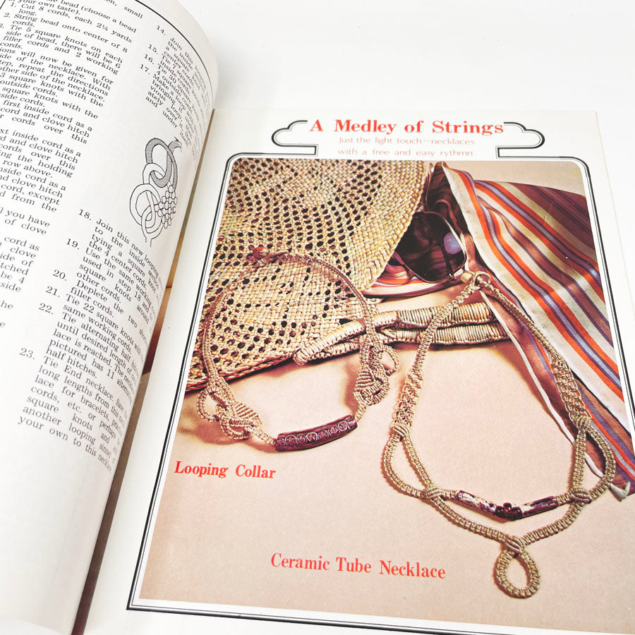 Symphony of Strings Macrame Jewelry and Belts Booklet