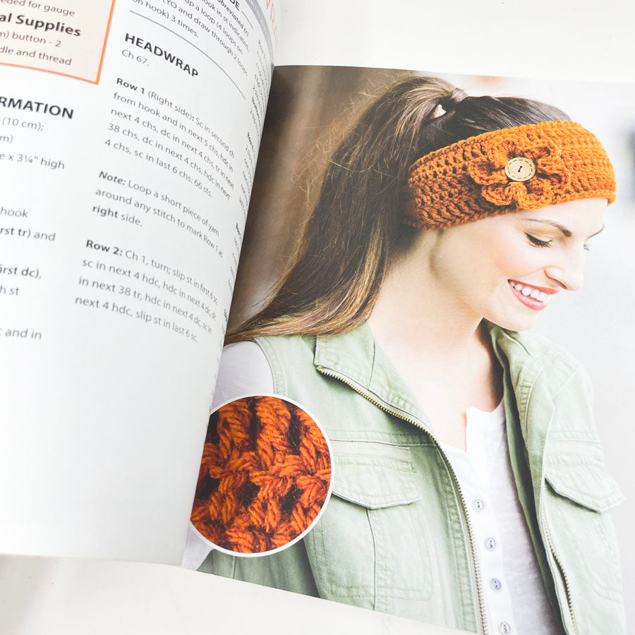 Leisure Art Messy Bun Hats Crochet Pattern Booklet