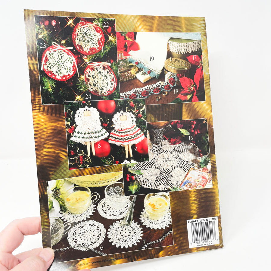 Leisure Arts Our Best Christmas Thread Crochet Pattern Booklet