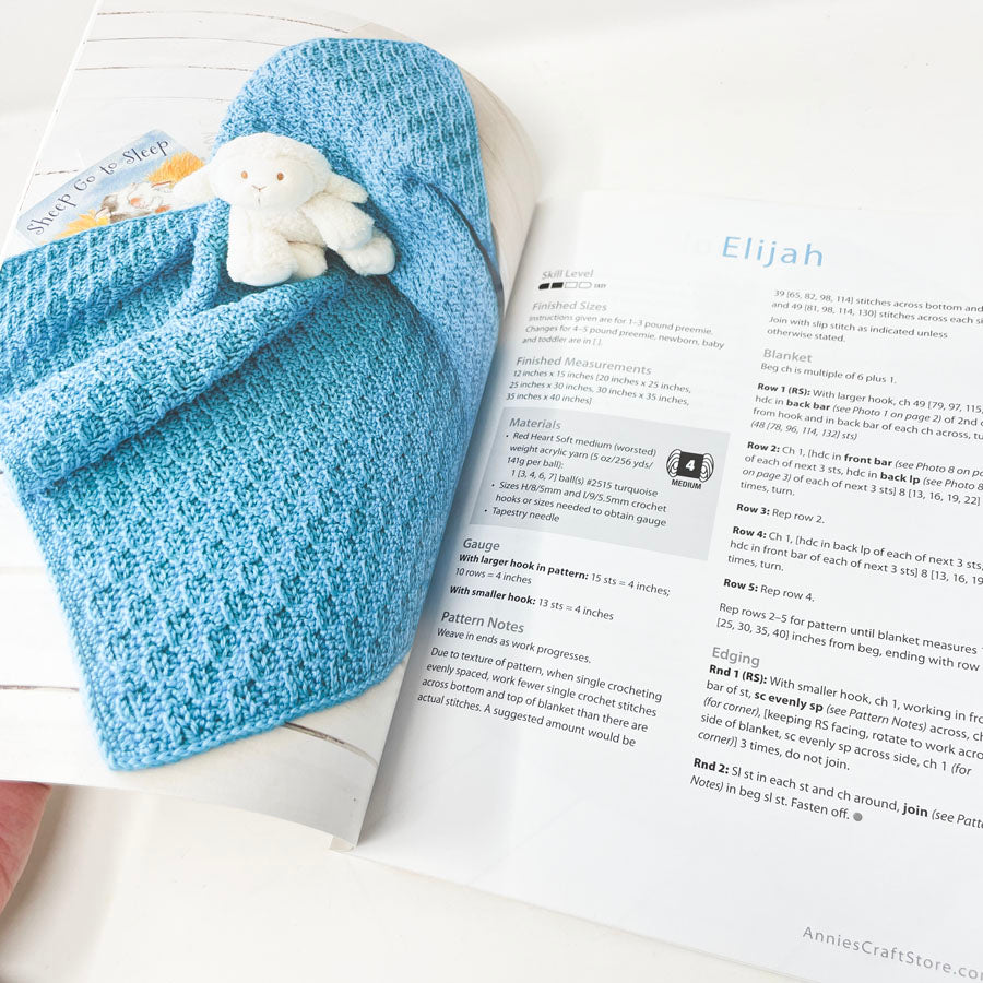 Annie's Crochet Super-Easy Baby Blankets Pattern Booklet