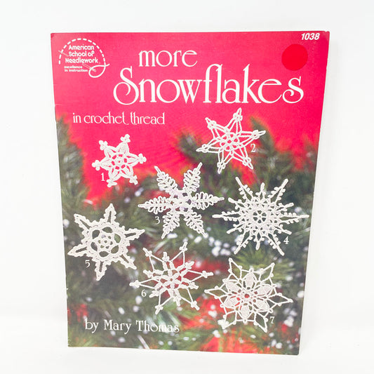 More Snowflakes in Crochet Thread Pattern Booklet