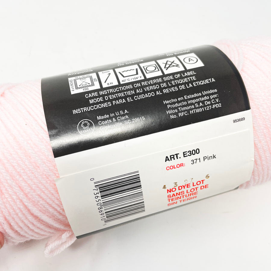 Red Heart Super Saver Yarn - 371 Pink