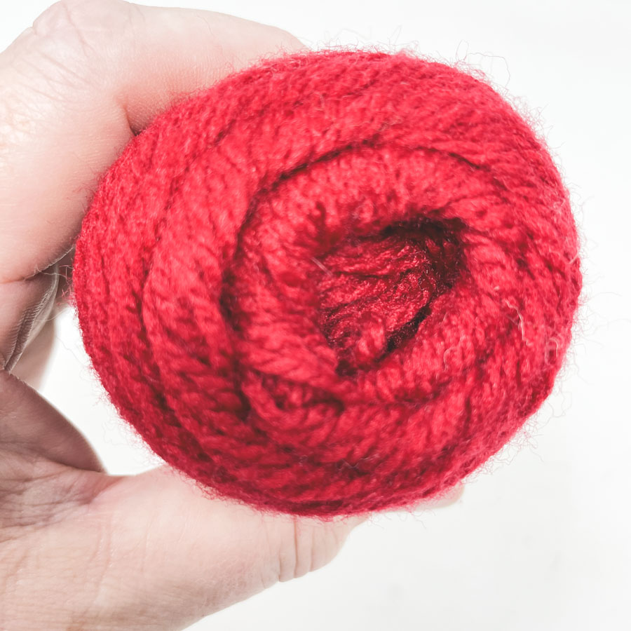 Red Heart Sport Yarn 2 oz - 920 Cranberry