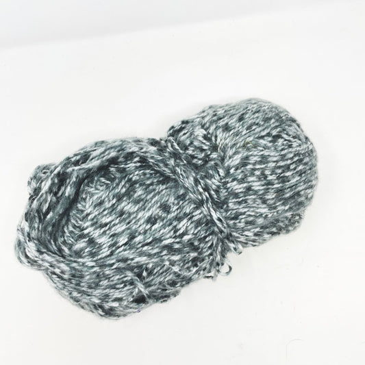 Unmarked Dark Gray Flecked Yarn Skein