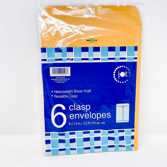 Jot 10 x 13 Clasp Envelopes