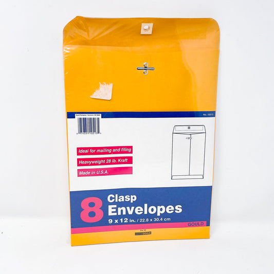 Gould 10 x 13 Clasp Envelopes