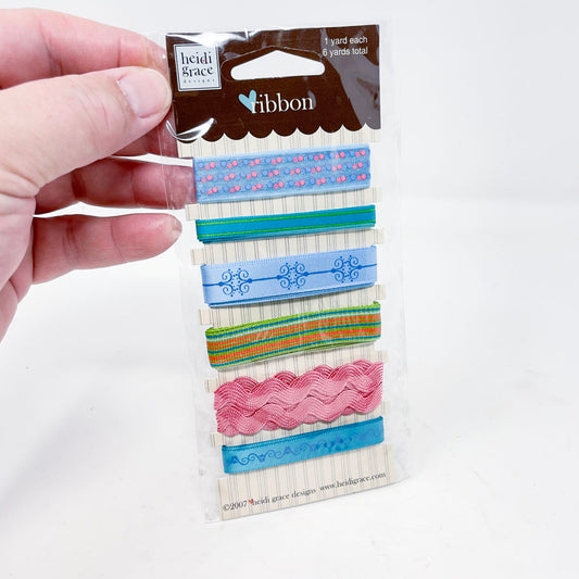 Pink & Blue - Fiskars Heidi Grace Ribbon