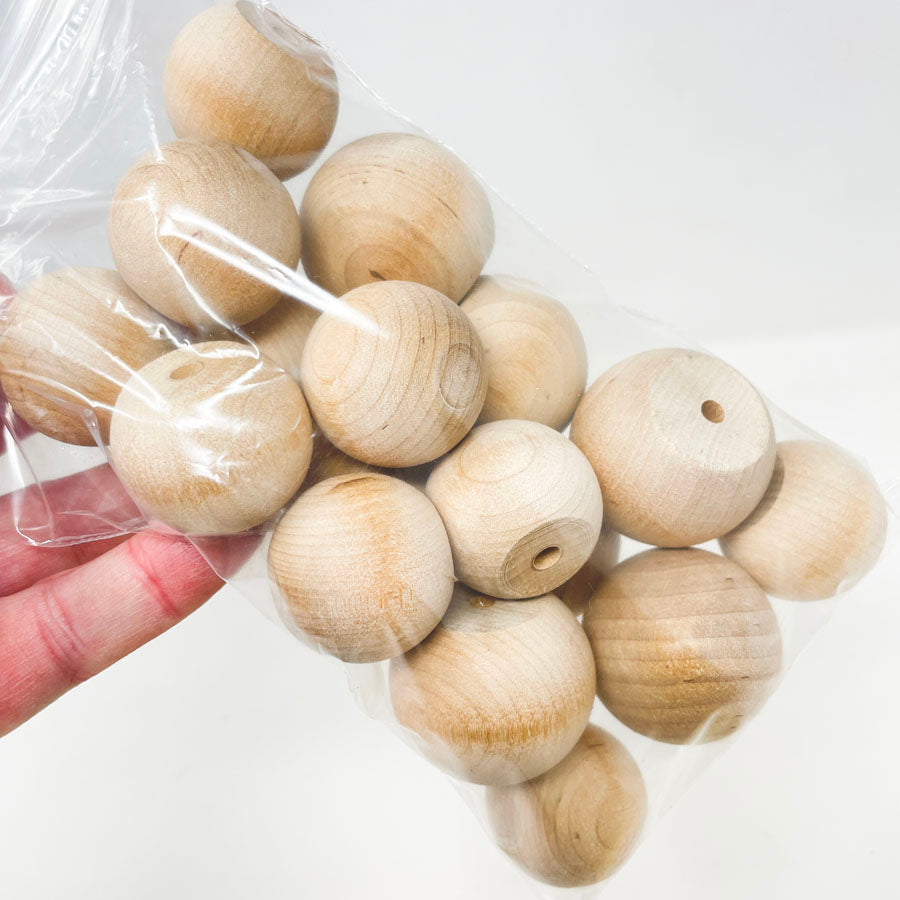 Medium Bag of Wooden Knobs