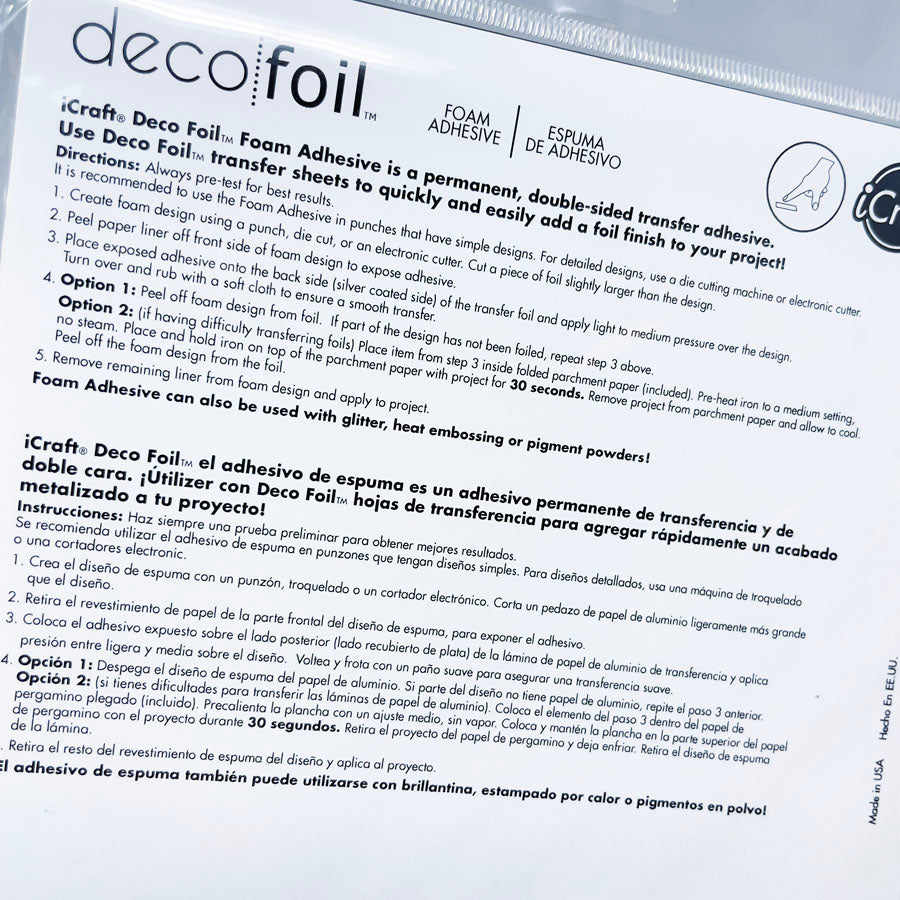 Deco Foil Foam Adhesive by iCraft