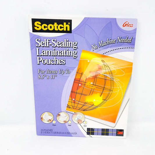 Scotch Self Laminating Pouches - Letter Size - Gloss