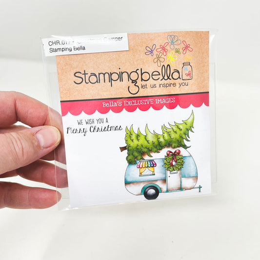 Christmas Camper Cling Stamps - Stamping Bella