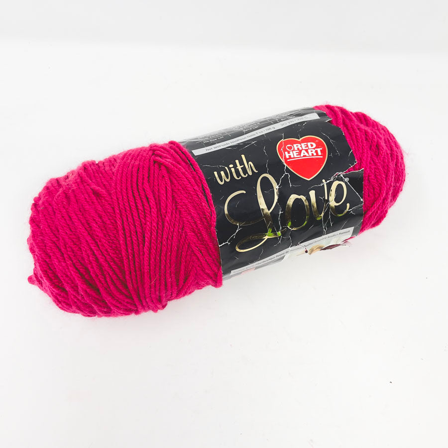 Red Heart With Love Yarn 6 oz