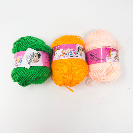 Chinese Import Baby Yarn - Pick a Color