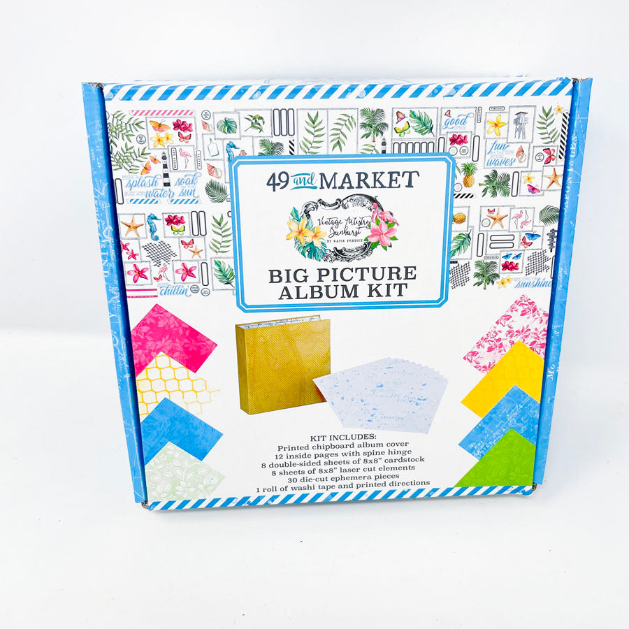 Vintage Artistry Sunburst – 49 And Market Big Picture Album Kit