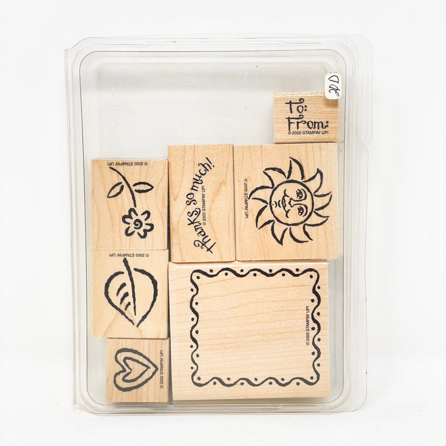 Stampin' Up! Rubber Stamps – Medium Box Sets