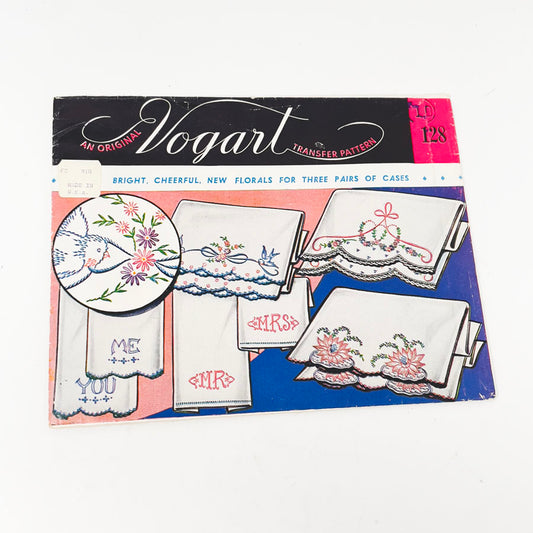 Floral Cases #128 - Vintage Vogart Transfer Pattern