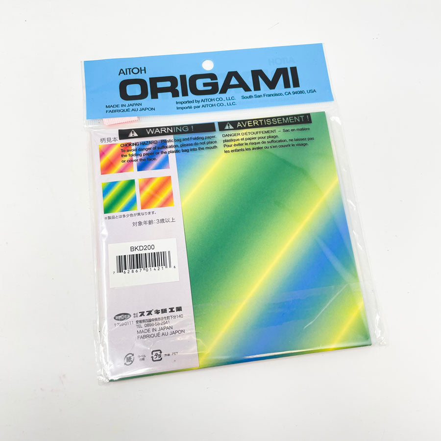 Bokashi Diagonal - Aitoh Origami Papers