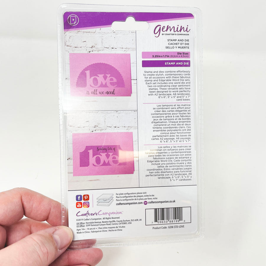 Crafters Companion Gemini Stamp & Die Set