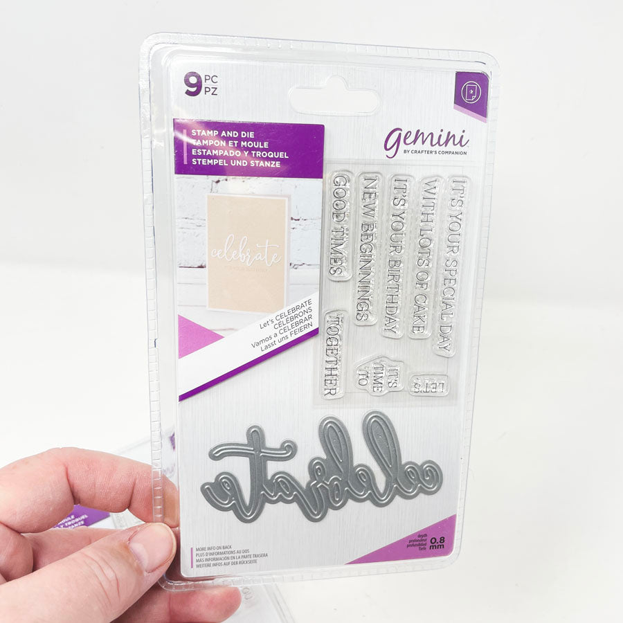 Crafters Companion Gemini Stamp and Die Set