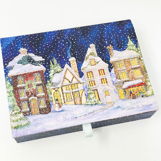 Decorative Empty Holiday Card Box