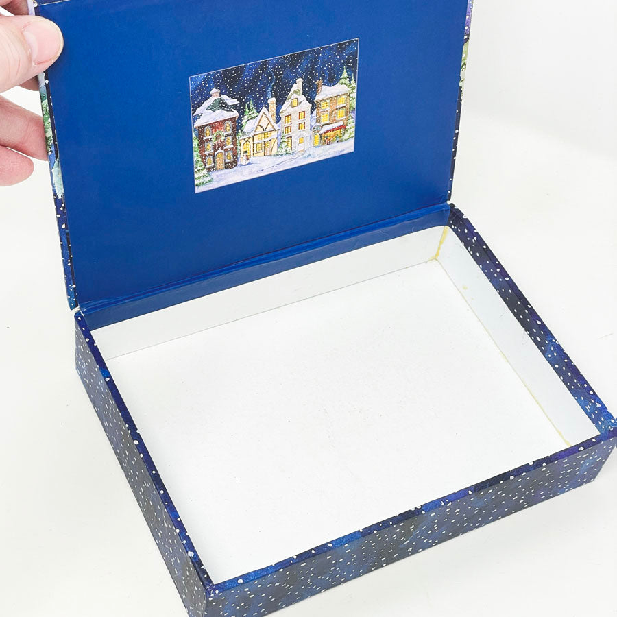 Decorative Empty Holiday Card Box