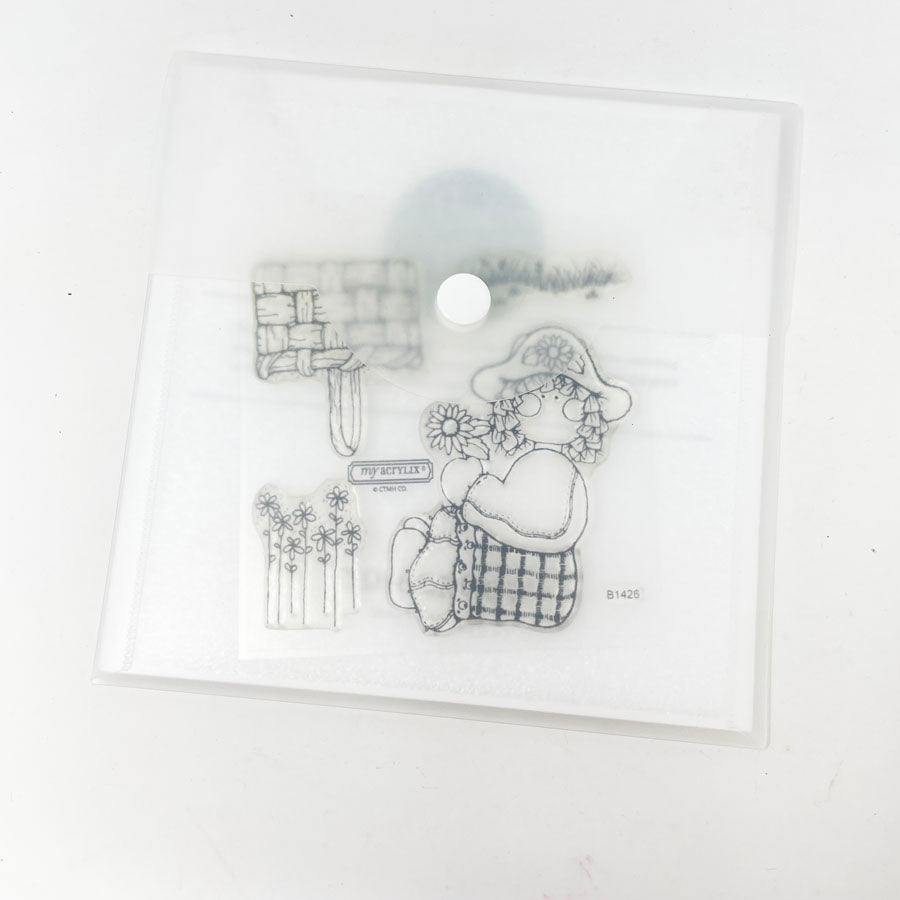 Pick a Posy Stamps Set - My Acrylix - Close to my Heart