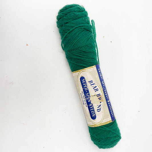 Bear Brand Green Nylon Yarn