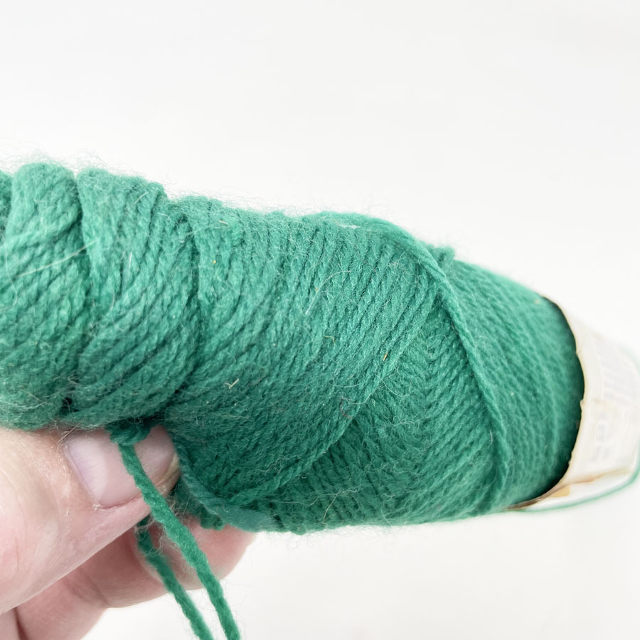 Bear Brand Green Nylon Yarn