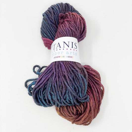 Tanis Fiber Arts -  Hand Dyed Purewash Chunky - Tartan