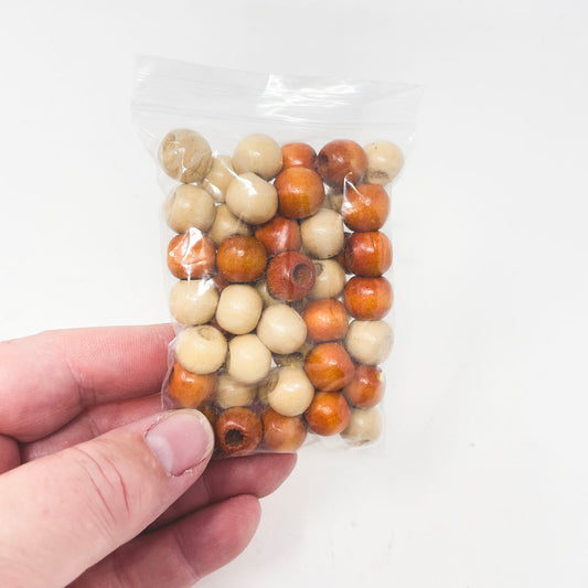 Small Bag of Wood Beads