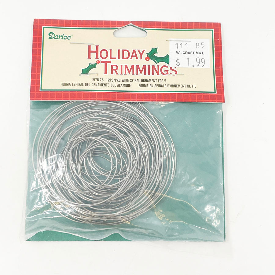 Wire Spiral Ornament Form