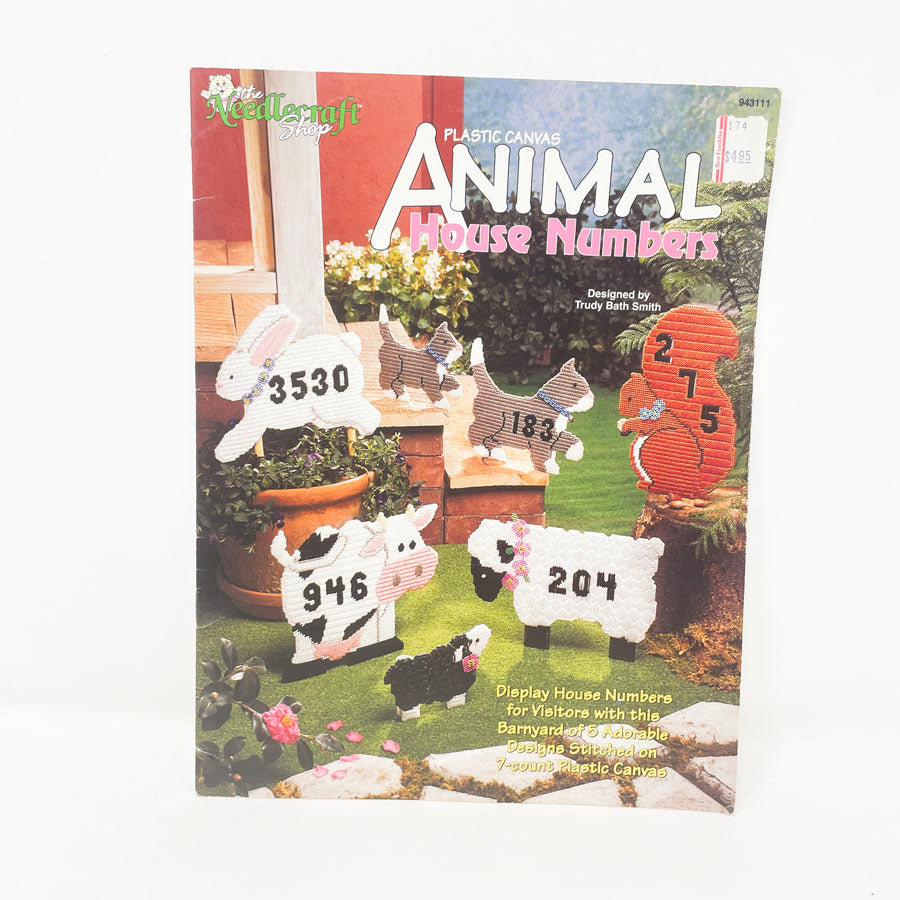 Plastic Canvas Animal House Numbers Patterns