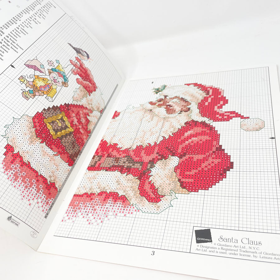 Jolly Santas Counted Cross Stitch Patterns