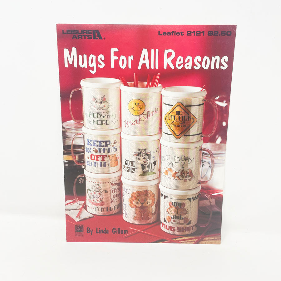 Mugs For All Reasons Counted Cross Stitch Patterns