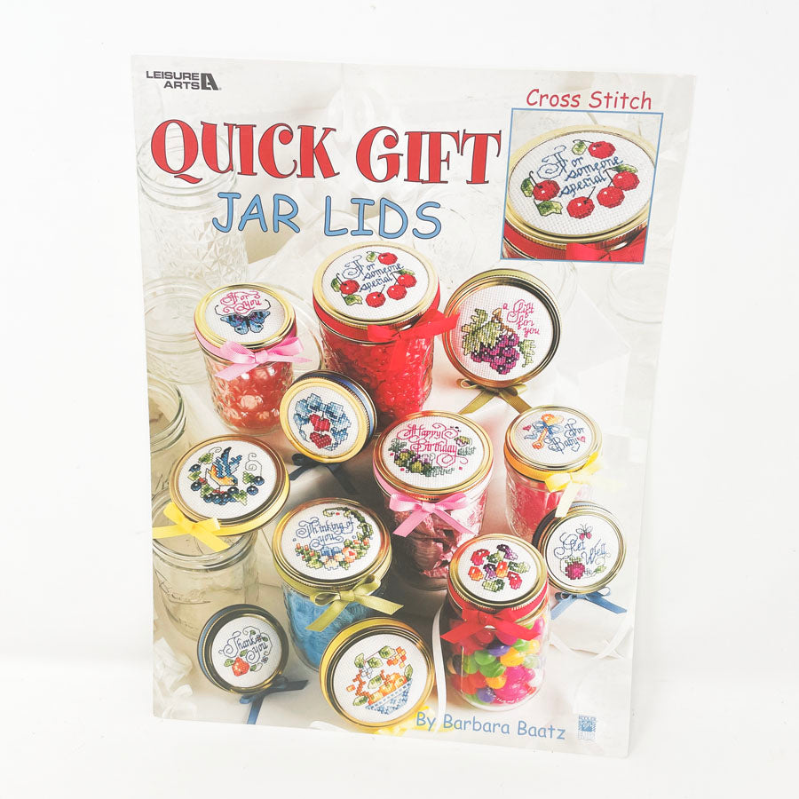 Quick Gift Jar Lids Counted Cross Stitch Patterns