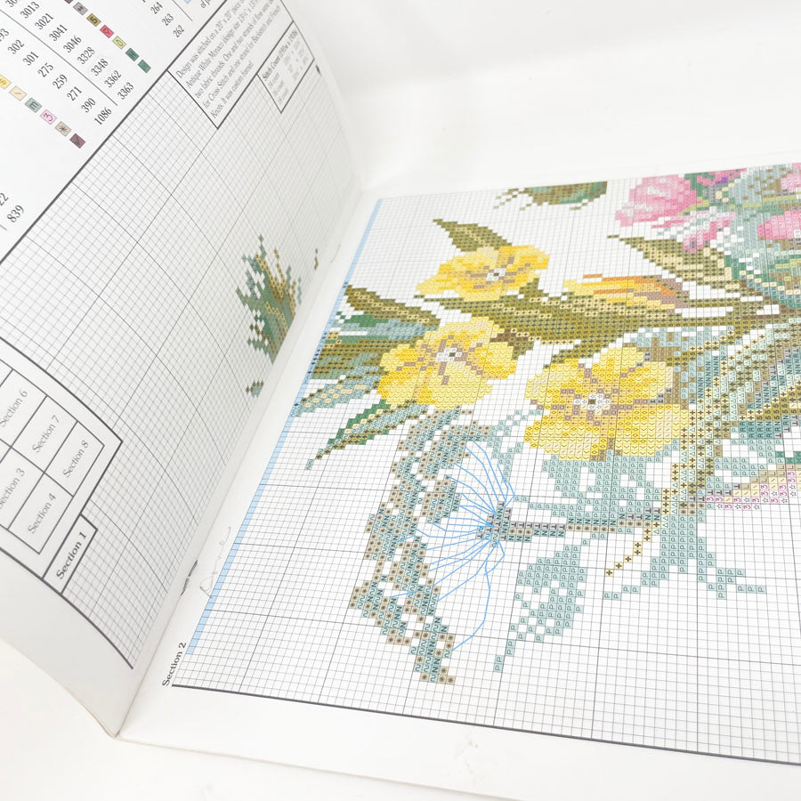 Lanarte Wildflowers Counted Cross Stitch Patterns