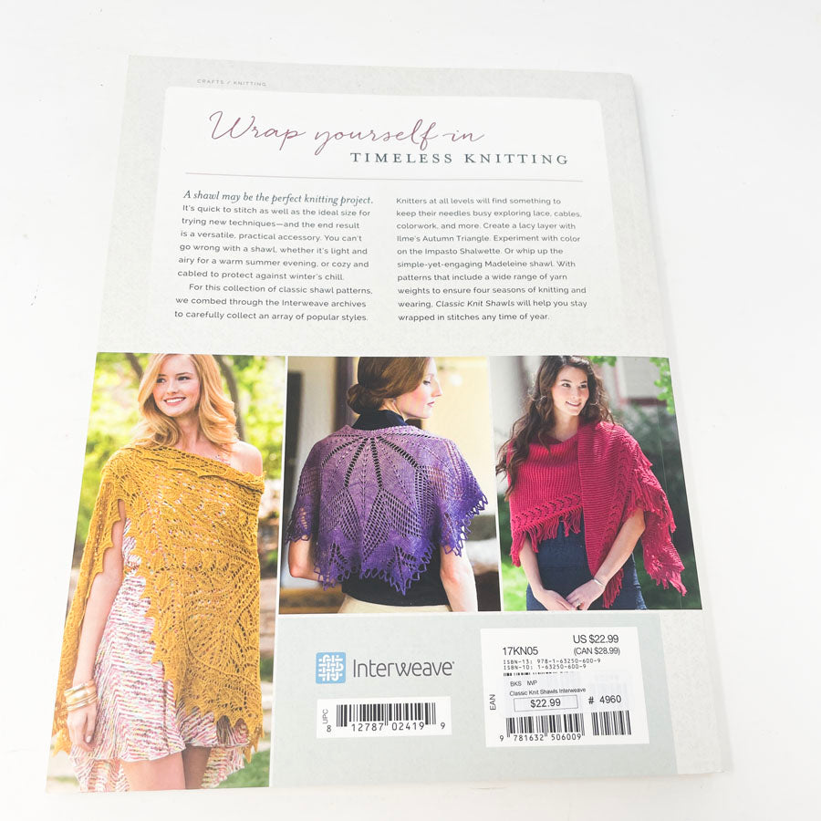 Interweave Classic Knit Shawls Pattern Book