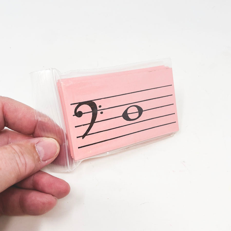 Vintage Music Note Flash Cards