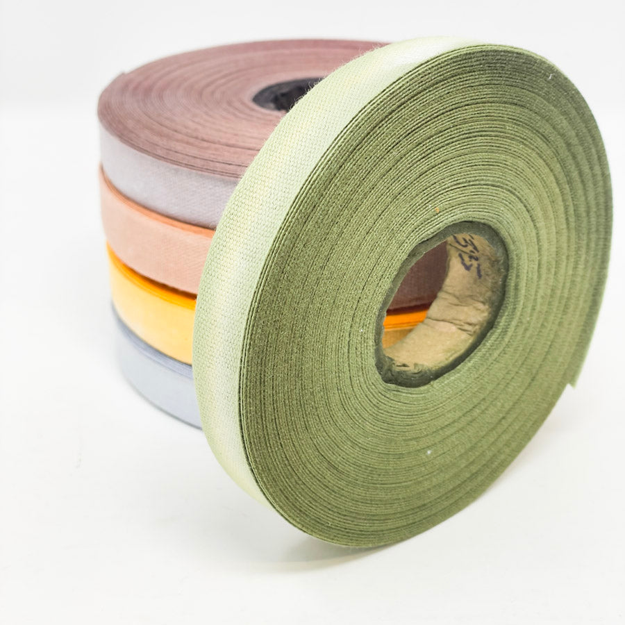 NEW // Hand Dyed 5/8" Cotton Twill Tape - by the yard