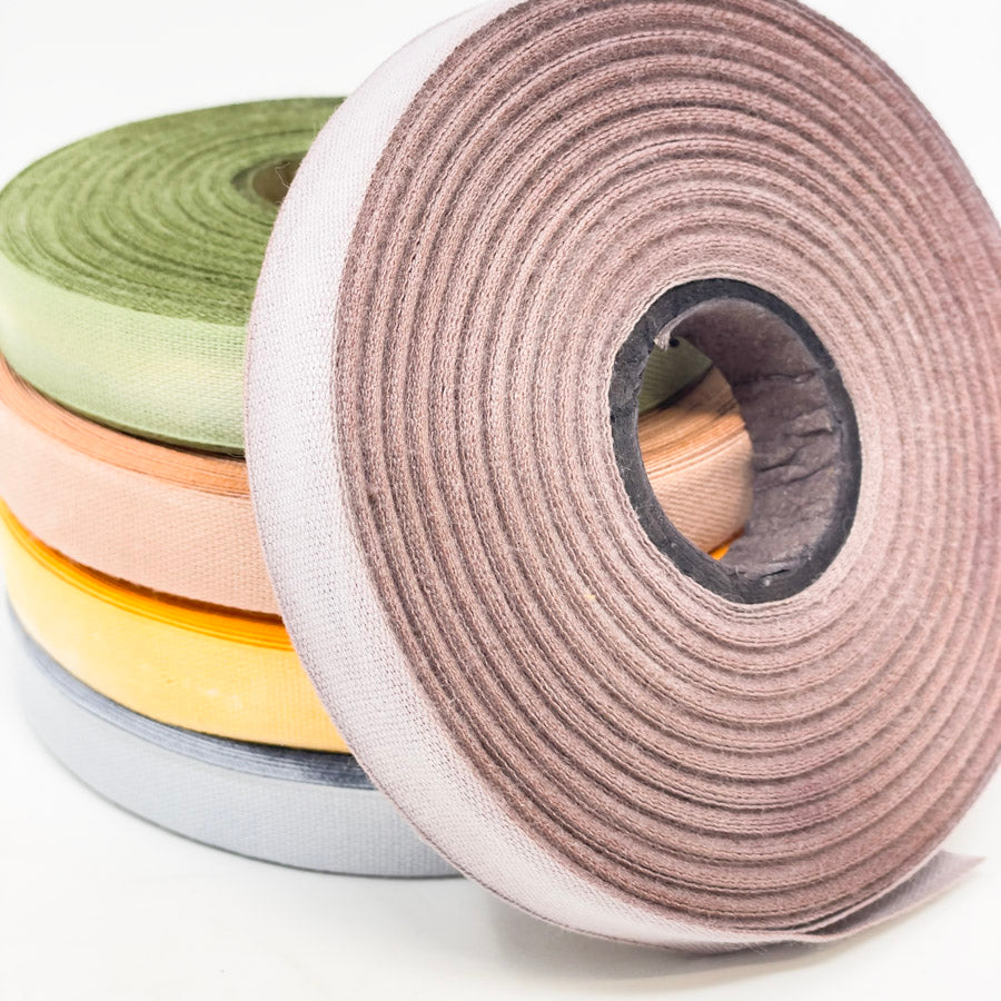 NEW // Hand Dyed 5/8" Cotton Twill Tape - by the yard