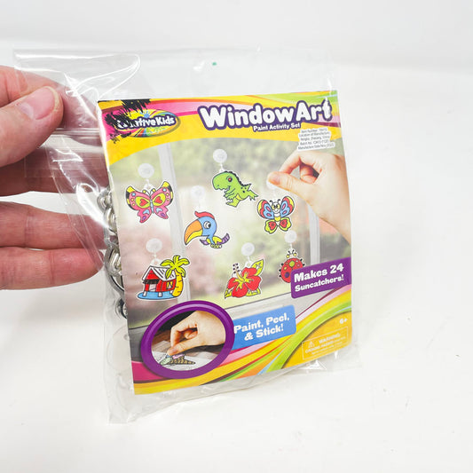 Kids Window Art Sun Catcher Shapes